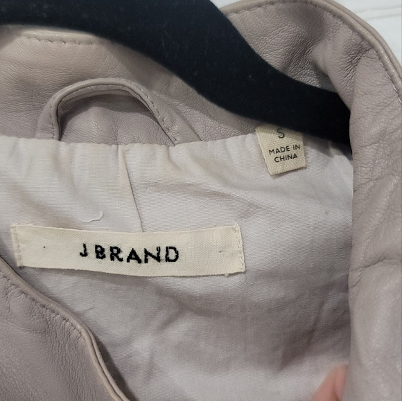 J Brand Leather Jacket - Picture 3 of 3